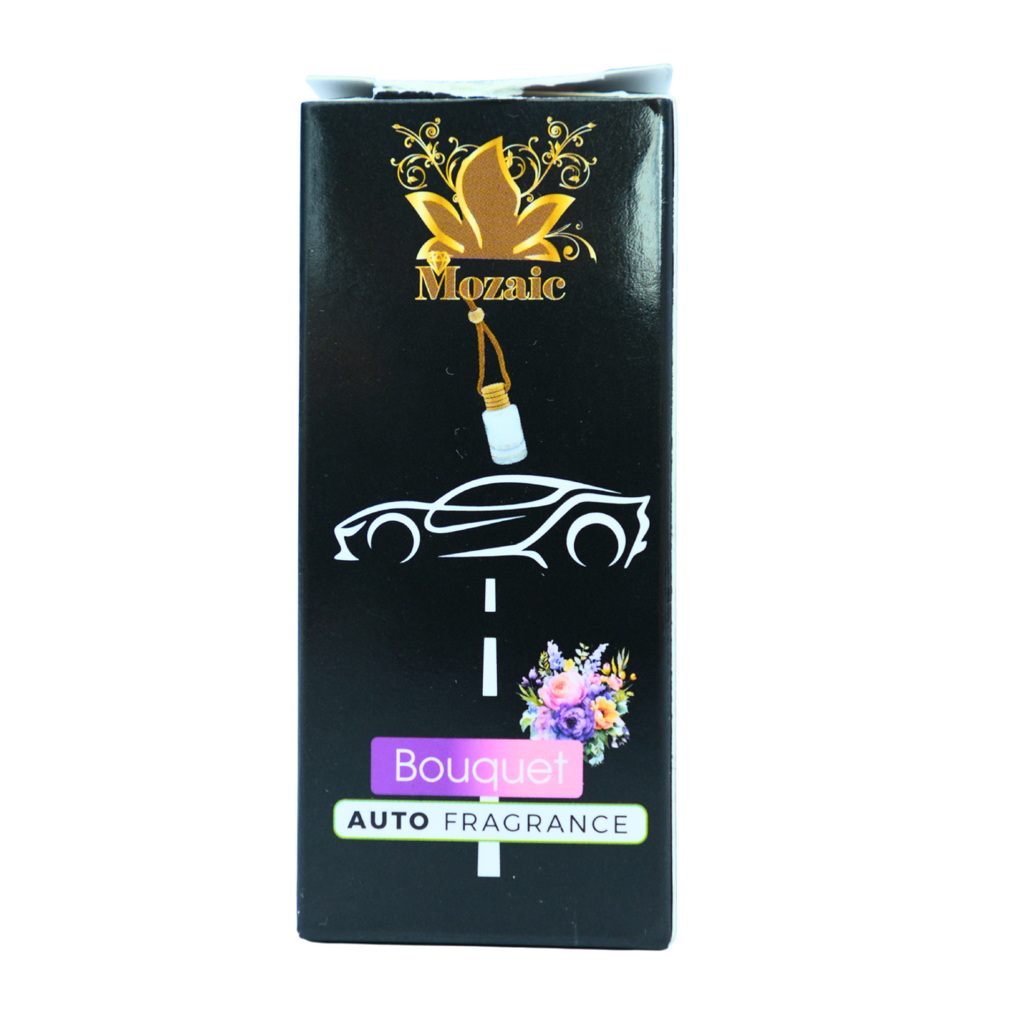 Odorizant Auto Mozaic Bouquet – Parfum pentru Oglindă (sticluță cu șnur)