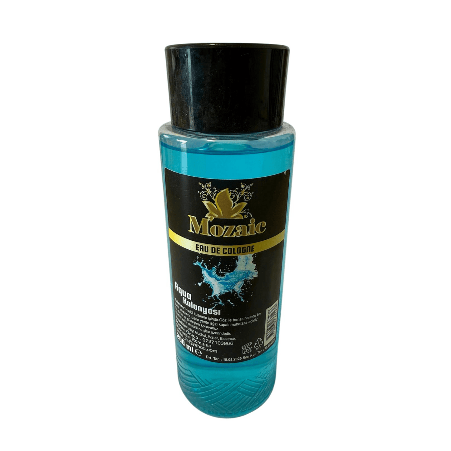 Colonie Mozaic Aqua 200ml – Apă de colonie fresh - Eau de cologne | VrajaDulce