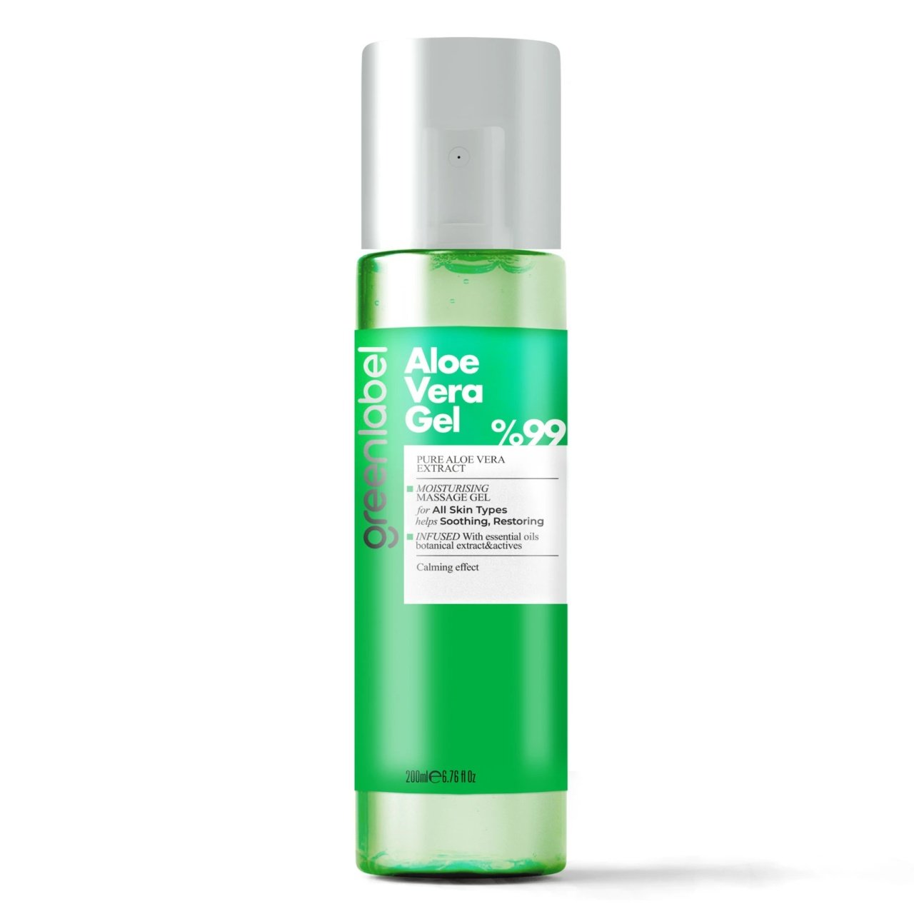 Greenlabel Aloe Vera Gel 99% Natural – Hidratare, Calm și Regenerare pentru Față și Corp | 200ml - | VrajaDulce