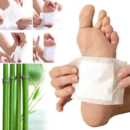 Set 100 plasturi Kinoki pentru detoxifiere tălpi - | VrajaDulce