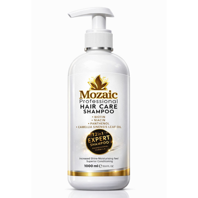 Șampon Mozaic 12 în 1 Expert – Biotină & Panthenol – 1000ml