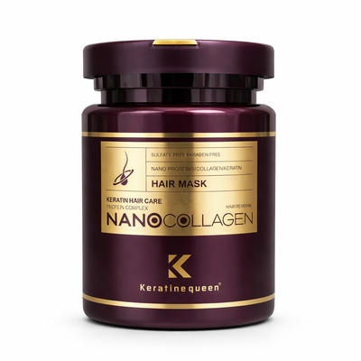 Masca de păr Keratin Queen Nano Collagen  800ml
