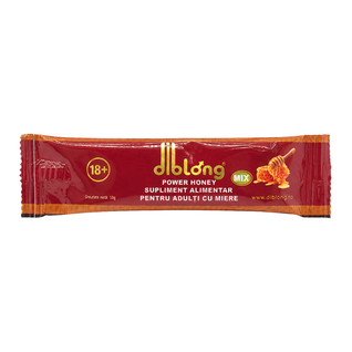 Diblong Power Honey – Miere Premium cu Plante, 12 Plicuri x 10g - 1 cutie