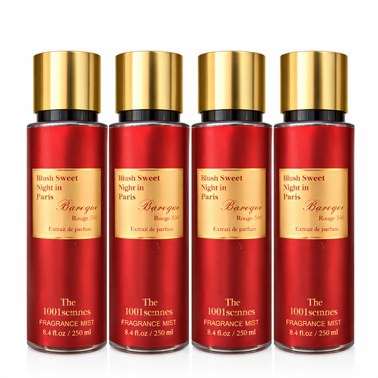 Pachet Promo 4x Body Mist Blush Sweet Night in Paris 250ml – Parfum Dulce Elegant și Seducător