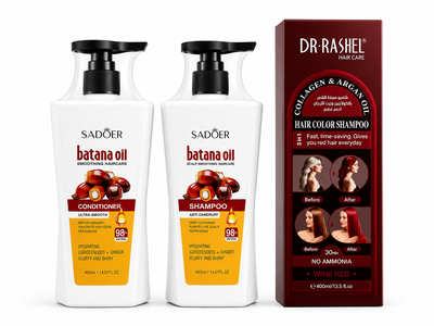 Pachet Promo Red Batana Care – Wine Red Shampoo + Șampon & Balsam Batana