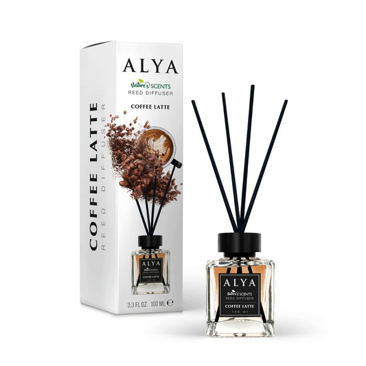 Odorizant de cameră cu bețișoare ALYA – Cafea cu lapte 120 ml
