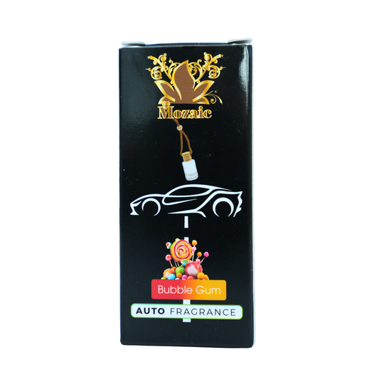 Odorizant Auto Mozaic Bubble Gum – Parfum pentru Oglindă (sticluță cu șnur)