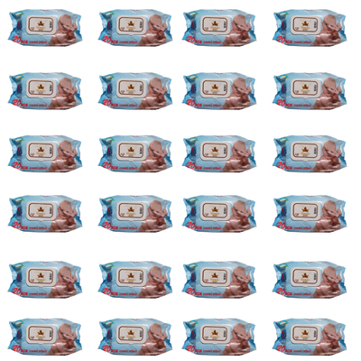 Pachet Ultra Stock 24x Șervețele Umede Mozaic Cream Effect 120 buc pentru Bebeluși