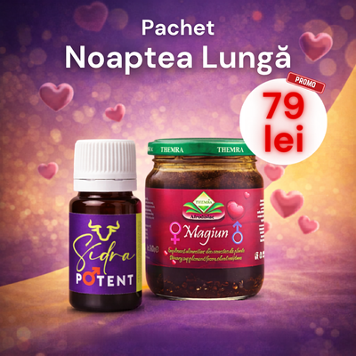 Pachet Noaptea Lungă – Sidra Potent + Miere Themra