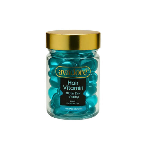 Avadoré Hair Vitamin – Biotin Zinc Vitality, Ser revitalizant pentru păr (30 capsule)