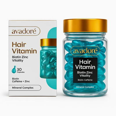 Avadoré Hair Vitamin – Biotin Zinc Vitality, Ser revitalizant pentru păr (30 capsule) - Ser pentru par | VrajaDulce