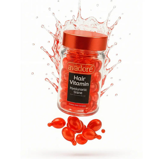 Avadoré Hair Vitamin – Hyaluronic Shine, Ser pentru păr cu Acid Hialuronic (30 capsule) - Ser pentru par | VrajaDulce