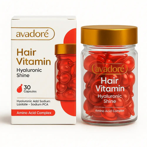 Avadoré Hair Vitamin – Hyaluronic Shine, Ser pentru păr cu Acid Hialuronic (30 capsule)