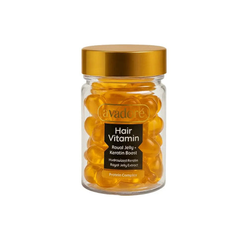 Avadoré Hair Vitamin – Royal Jelly + Keratin Boost, Ser proteic pentru păr (30 capsule)