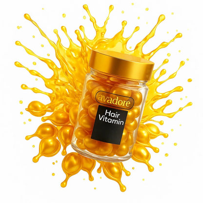 Avadoré Hair Vitamin – Royal Jelly + Keratin Boost, Ser proteic pentru păr (30 capsule) - Ser pentru par | VrajaDulce