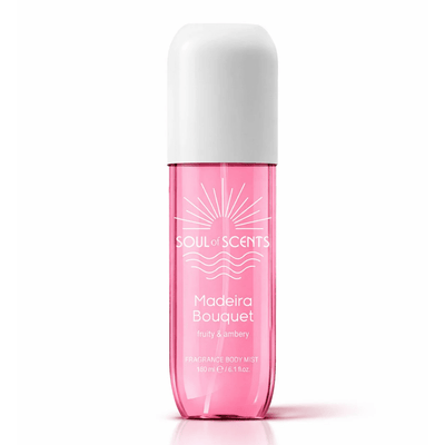 Body Mist Madeira Bouquet Soul of Scents 180ml – Spray Parfumat Fruity & Ambery - Body Mist | VrajaDulce