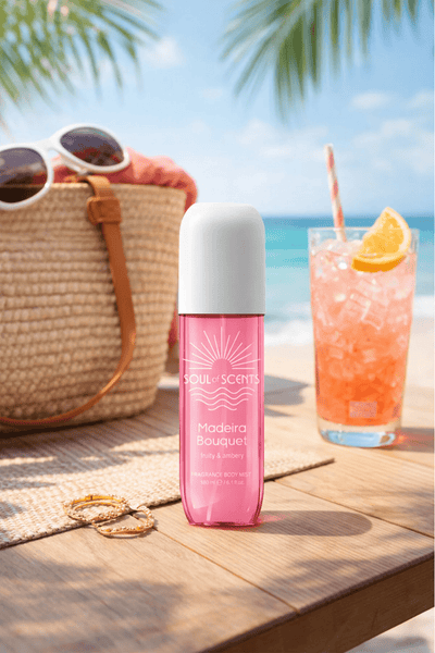 Body Mist Madeira Bouquet Soul of Scents 180ml – Spray Parfumat Fruity & Ambery - Body Mist | VrajaDulce