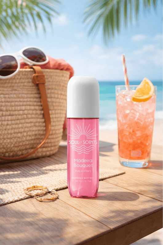 Body Mist Madeira Bouquet Soul of Scents 180ml – Spray Parfumat Fruity & Ambery - Body Mist | VrajaDulce