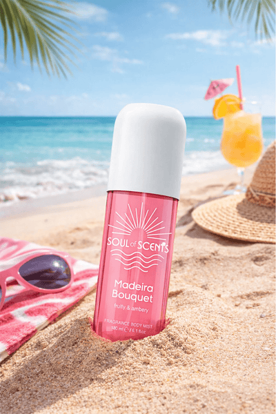 Body Mist Madeira Bouquet Soul of Scents 180ml – Spray Parfumat Fruity & Ambery - Body Mist | VrajaDulce