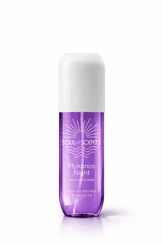 Body Mist Mykonos Night Soul of Scents 180ml – Spray Parfumat Sweet & Gourmand