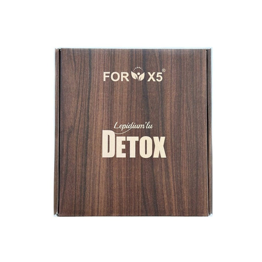 Ceai de slabit FOR X5 DETOX, Irfan demir cu aroma de lamaie si Holograma - Ceai Natural | VrajaDulce