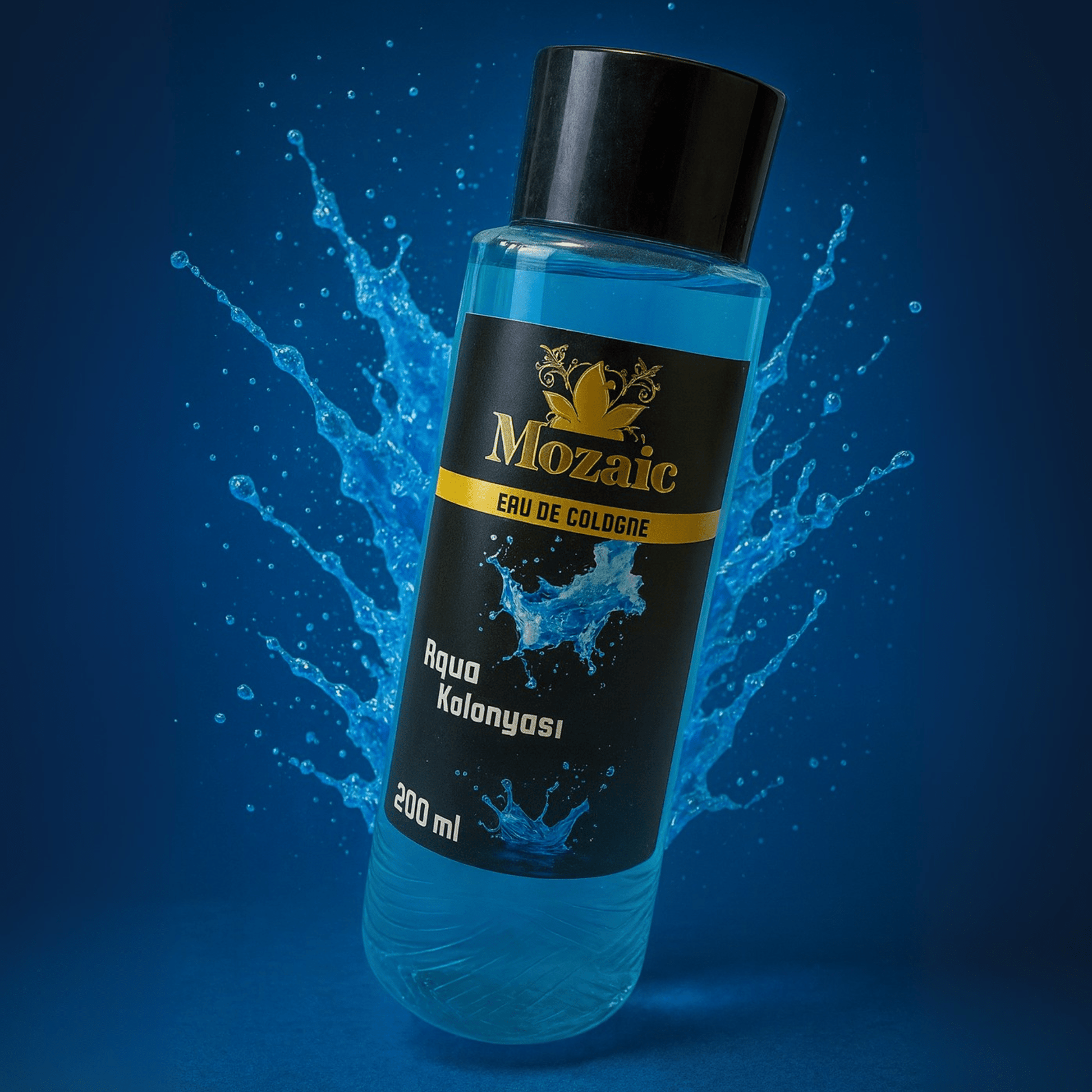 Colonie Mozaic Aqua 200ml – Apă de colonie fresh - Eau de cologne | VrajaDulce