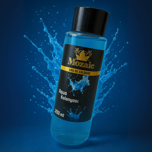 Colonie Mozaic Aqua 200ml – Apă de colonie fresh - Eau de cologne | VrajaDulce