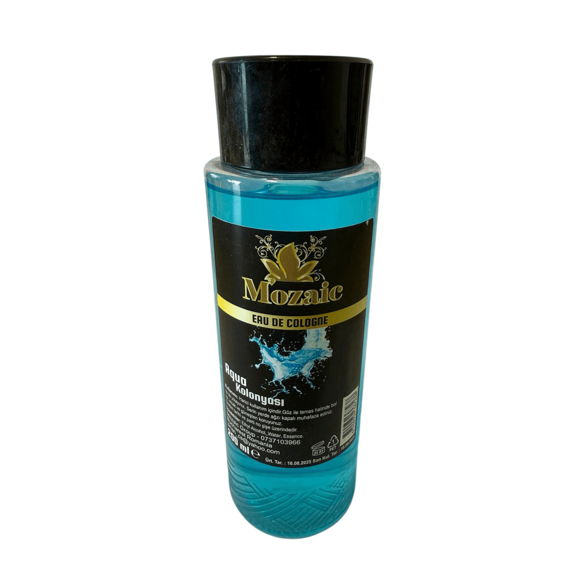 Colonie Mozaic Aqua 200ml – Apă de colonie fresh - Eau de cologne | VrajaDulce