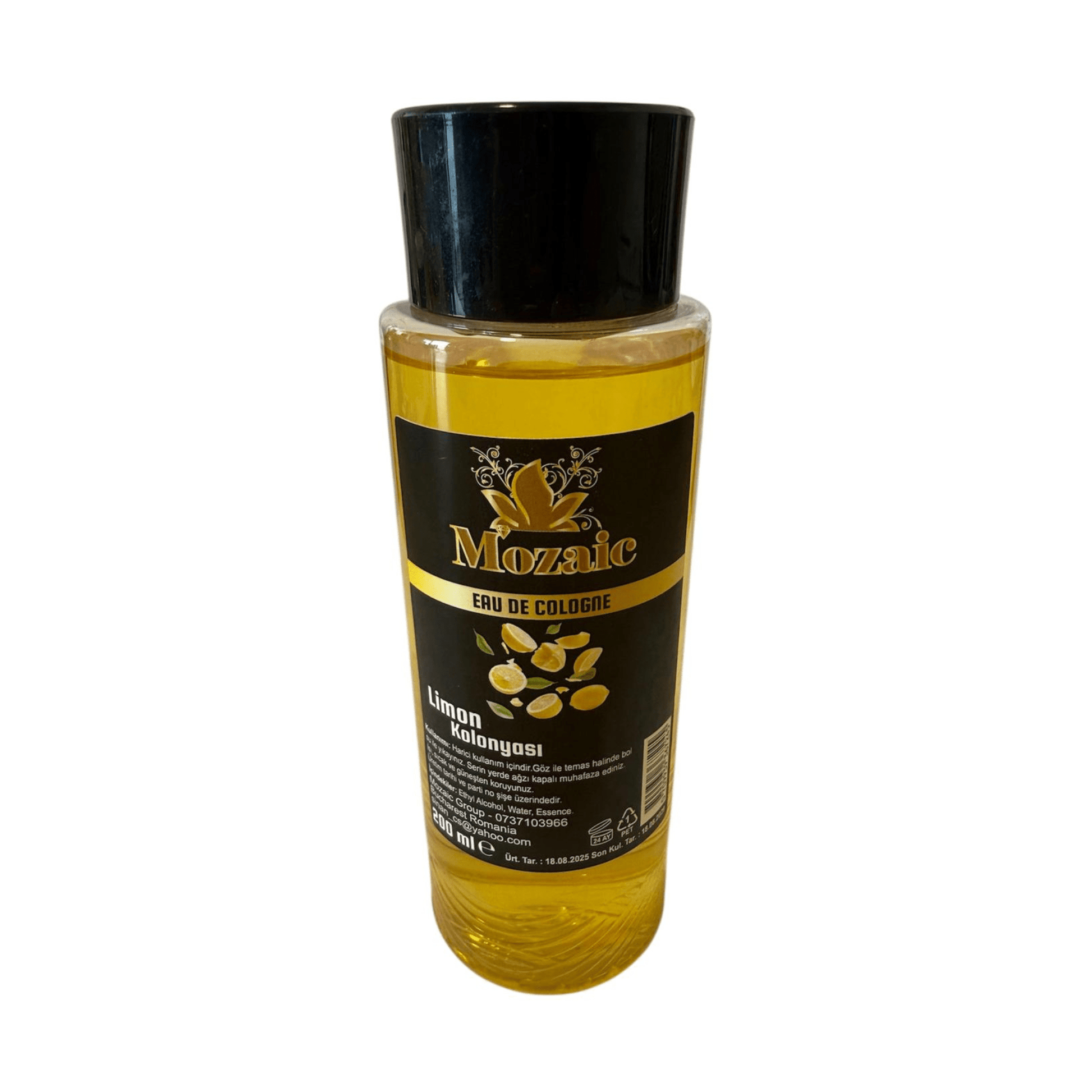 Colonie Mozaic Limon 200ml – Apă de colonie cu lămâie - Eau de cologne | VrajaDulce