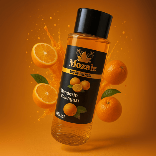 Colonie Mozaic Mandarin 200ml – Apă de colonie citrică - Eau de cologne | VrajaDulce