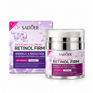 Cremă Contur Ochi SADOER Retinol Firm Anti-Aging – Retinol, Peptide și Colagen, 30 g