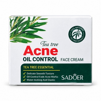 Cremă de față SADOER Tea Tree Acne Oil Control - Cremă de față | VrajaDulce