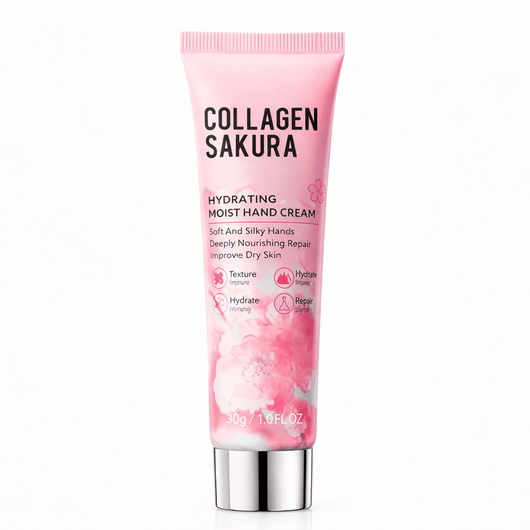 CREMĂ DE MÂINI CU C0LAGEN ȘI CIREȘE JAPONEZE SAD0ER 60g SD03034 - Crema pentru maini | VrajaDulce