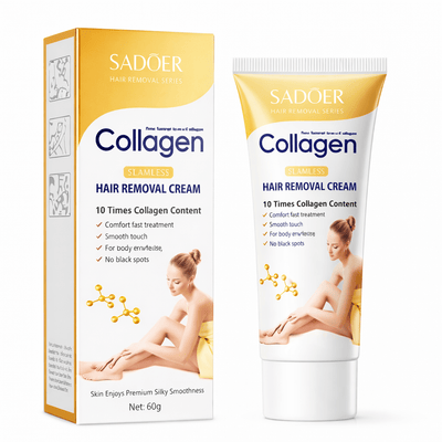 CREMĂ DEPILATOARE CU Colagen Sadoer SD38197 60g - CREMA DEPILATOARE | VrajaDulce