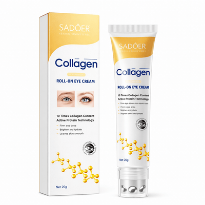 CREMĂ PENTRU ochi cu rola și Colagen Sadoer SD38005 20g - Îngrijirea zonei ochilor | VrajaDulce