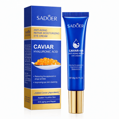 Crema pentru ochi SADOER Caviar cu Acid Hialuronic 20g SD19332 - Îngrijirea zonei ochilor | VrajaDulce