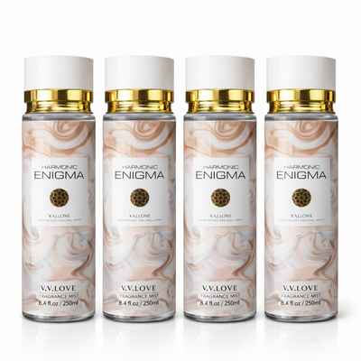 Pachet Promo 4x Body Mist Harmonic Enigma V.V.LOVE 250ml – Parfum Elegant & Sofisticat