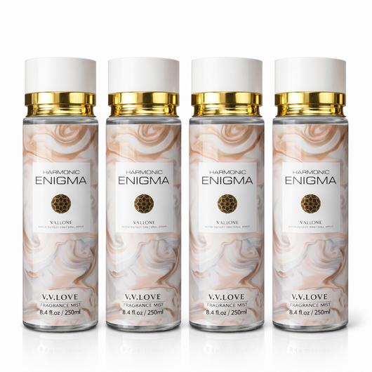 Pachet Promo 4x Body Mist Harmonic Enigma V.V.LOVE 250ml – Parfum Elegant & Sofisticat