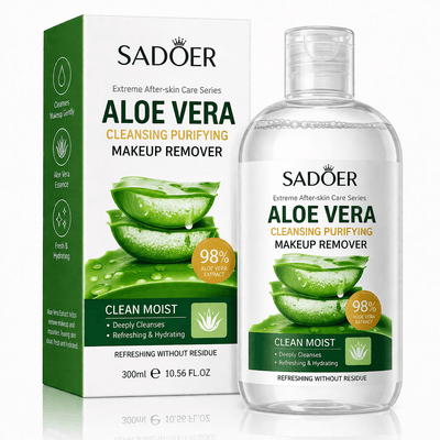 Demachiant SADOER Aloe Vera 490ml SD51841 - produse demachiante si curatare | VrajaDulce