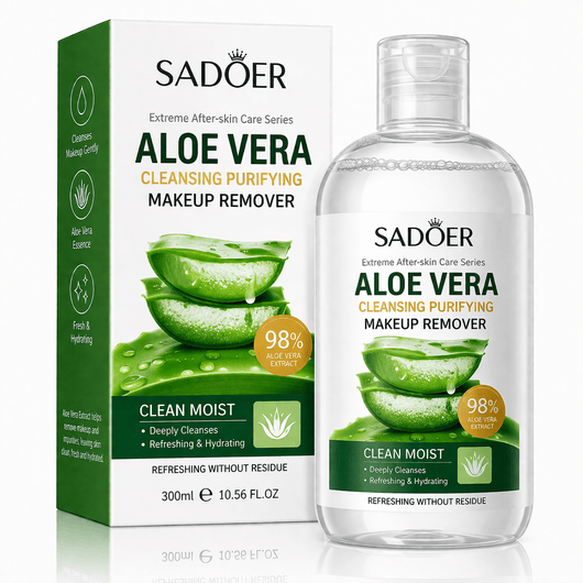 Demachiant SADOER Aloe Vera 490ml SD51841 - produse demachiante si curatare | VrajaDulce