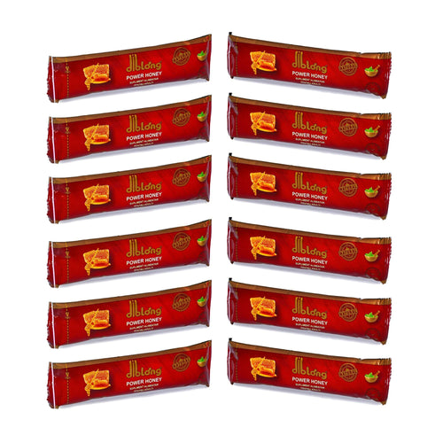 Diblong Power Honey – Miere Premium cu Plante, 12 Plicuri x 15g - 1 cutie