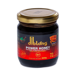 Diblong Power Honey – Miere Premium cu Plante, Borcan 240g