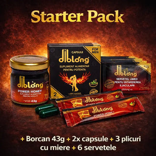 Diblong Starter Pack – Borcan 43g + Capsule + Plicuri + Șervețele
