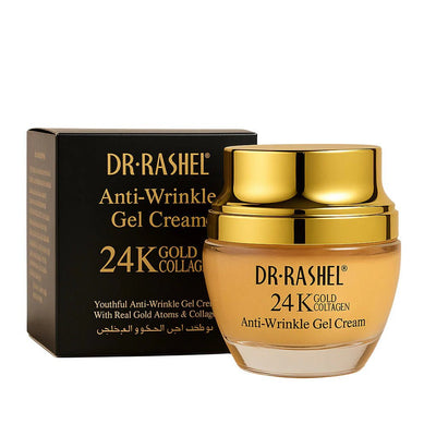 Dr. Rashel Cremă Anti - Rid 24K Gold & Collagen 50g – Hidratare & Fermitate - | VrajaDulce