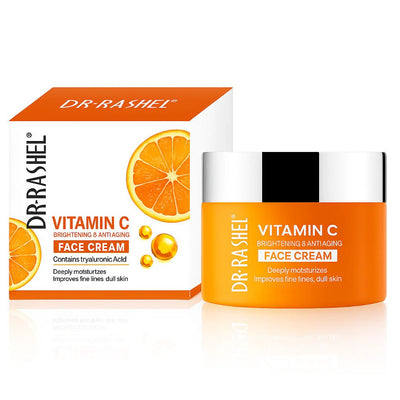 Dr. Rashel Cremă Facială cu Vitamina C 50ml – Brightening & Anti - Aging - crema | VrajaDulce