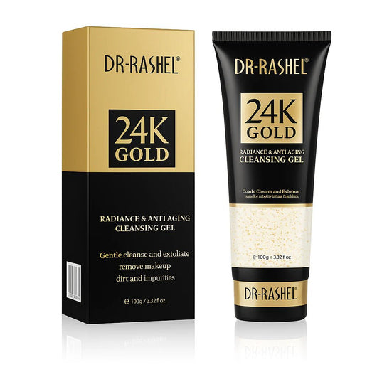 Dr. Rashel Gel de Curățare 24K Gold 100g – Luminozitate & Anti - Aging - | VrajaDulce