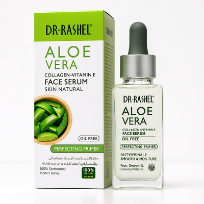 Dr. Rashel Ser Facial cu Aloe Vera 150ml – Hidratare & Calmarea Tenului - ser facial | VrajaDulce