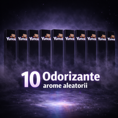 Pachet Promo 10 Odorizante Cameră Yumos – Set XXL (Arome Aleatorii)