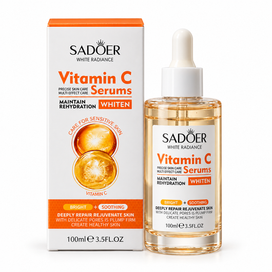 Ser Facial SADOER White Radiance cu Vitamina C – Hidratare, Luminozitate și Uniformizarea Tenului, 100 ml