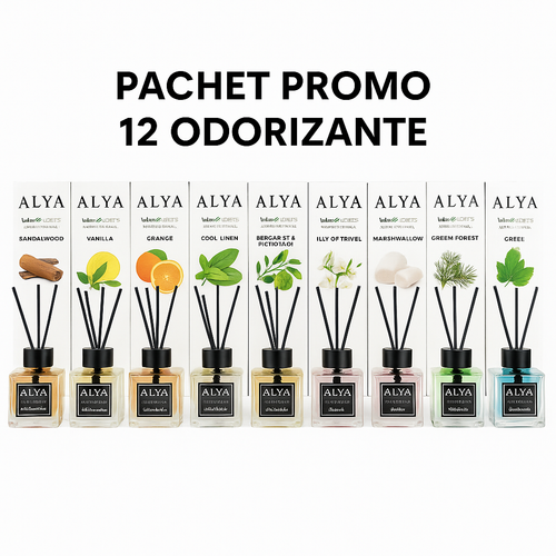 PACHET PROMO 10+2 Odorizante ALYA – Arome mixte 120 ml